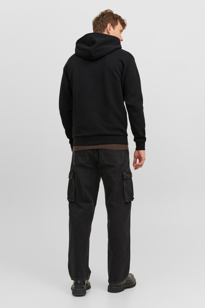 JJEBRADLEY SWEAT ZIP HOOD NOOS 12249342 BLACK